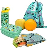Nerthus FIH 1005 Set Tritan Flasche Lunchbox Sandwich Tasche und Rucksack Kinder…