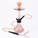 Shisha Set 11" Shisha Set mit Silikon Rohrschlauch Schüssel Zange Mundspitzen