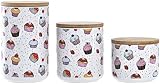DKD Home Decor Set mit 3 Flaschen