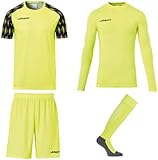 uhlsport Reaction Goalkeeper Set Torwart Torhüter Fußball Set aus Shirts