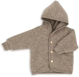 Engel Baby Jacke mit Kapuze Wollfleece