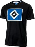 HSV Hamburger SV T-Shirt Logo Schwarz Gr. L