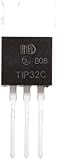 HUABAN 10 Stücke TIP32C 100V 3A TO220 BJT Bipolar Silicon PNP Transistor