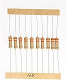 HUABAN 100 Stücke 1 Watts 1W 0R33 0.33 Ohm 5% Kohleschichtwiderstand