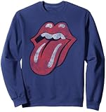 The Rolling Stones Distressed Vintage Zunge Sweatshirt