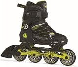 FILA SKATES 010622170 WIZY ALU Inline Skate Kid Black/Lime Größe L 35-38