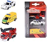 Majorette 212057261IM1 3-Pack Dänische Rettungsfahrzeuge 3-Pack Dänische…