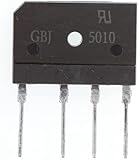 5 Stück GBJ5010 50A 1000V Brückengleichrichterdiode Glaspassivierte Einphasendiode