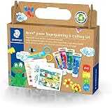 STAEDTLER Fingermalfarben und Bastel Set Noris junior
