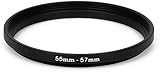 55 mm - 57mm Filter Adapter Step-Up Adapter Filteradapter Step Up 55-57