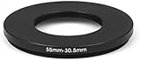 55 mm - 30,5 mm Filter Adapter Step-Down Adapter Filteradapter Step Down 55-30,5