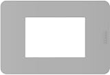 BTICINO MatixGO Platte aus Technopolymer grau JA4803JG Platte MatixGO 3 Module