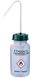 Kautex Serie 303 LDPE Weithals-Spritzflaschen mit "Ethanol" 3-sprachiger Aufdruck