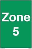 Zone 5 Schild – 200 x 300 mm