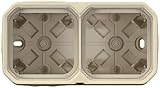 Legrand Plexo 069867L Aufputzgehäuse 2 Positionen horizontal oder vertikal Beige