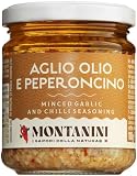 Montanini | Gehackter Knoblauch mit Öl und Chili eingelegt