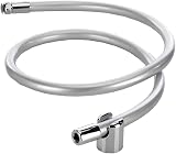 Eliga Silber Metall Schlauch 3/4" mit Überwurfmutter