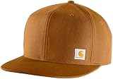 Carhartt Herren Firm Duck Flat Brim Cap