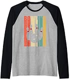 Bowling Bowler Retro Bowlingkugel Bowlingsport Bowl Geschenk Raglan