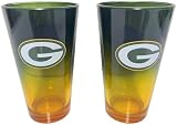 Green Bay Packers NFL Pint Gläser Glas Set 2er-Set 475 ml
