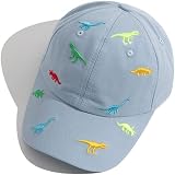 Kinder Baseball Cap für Jungen Mädchen Dinosaurier Stickerei Verstellbar Sport Baumwolle…