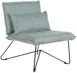 Home ESPRIT Sessel Schwarz Grün Metall 66 x 78 x 75 cm
