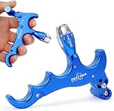 ZSHJGJR Bogenschießen Compound Bogen Release Aids 4 Finger Aluminiumlegierung Compound…
