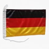 Pandiui23 Bootflagge Deutschland 20 x 30 cm