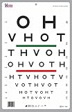 HOTV Optotype Augentafel mit roten/grünen Balken