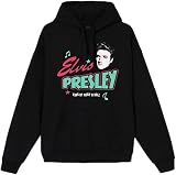 Elvis Presley Unisex Offizieller Merch Kapuzenpullover mit Logo