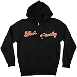 Elvis Presley Unisex Black/Red Photo Back Zip Hoodie Kapuzenpullover