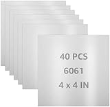 ZOFUN 40 Stück Aluminium Platte Aluminium Blech 0.5mm