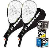 Dunlop Biotec Ti Twin Squash Racket Set
