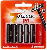 Gillette 7 O’Clock PII Nachfüllpackungen 5 Einheiten