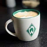 Werder Bremen Tasse Logo weiß
