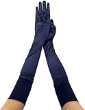 krautwear Damen Satin Handschuhe Abendhandschuhe