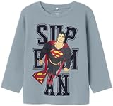 NAME IT Boy Oberteil mit Langen Ärmeln Superman