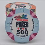 Generisch Poker Chips WSOP-MAIN-500 Keramik