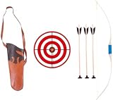 Holzspielerei - Pfeil und Bogen Set mit Umwicklung 90 cm mit Zielscheibe Classic