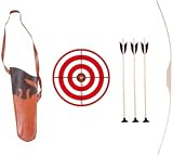 Holzspielerei - Pfeil und Bogen Set 120 cm mit Zielscheibe Classic