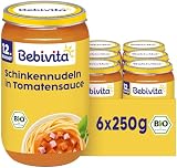 Bebivita Menüs ab dem 12. Monat Schinkennudeln in Tomatensauce