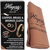 HAGERTY Copper, Brass & Bronze Cloth I 30x36 cm I Reinigungstuch für Kupfer
