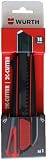 Würth 2K Cuttermesser 18mm inkl. 3 Abbrechklingen extrem scharf schwarz 071566295…