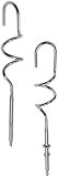 Knethaken kompatibel mit/Ersatzteil für Grundig 9193024270,759551591500 HM5040 Handmixer