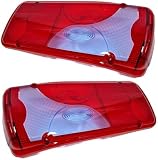 PROMOLINK 2x Lichtscheibe MAN TGA TGL TGX TGS Heckleuchte Ersatzglas Rücklichtglas Glass
