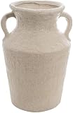 FLORERO CERAMICA BLANCO