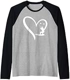 Wakeboarden Silhouette Wakeboarden Wakesurfen Herz Raglan