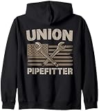 Pipefitter Pipe Fitter Klempner Proud Union Pipefitter Kapuzenjacke