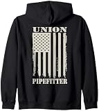 Pipefitter Pipe Fitter Klempner Proud Union Pipefitter Kapuzenjacke