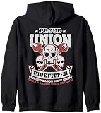 Pipefitter Pipe Fitter Klempner Proud Union Pipefitter Kapuzenjacke